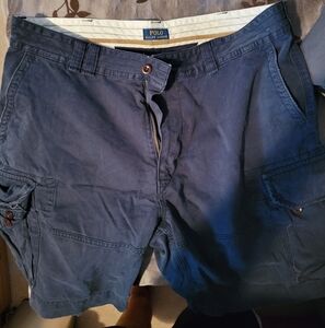 Polo by Ralph Lauren Men's Dark Blue Cargo Shorts